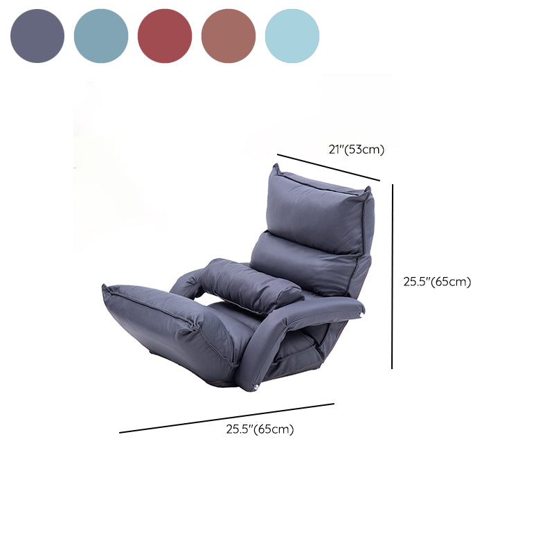 Adjustable Metal Standard Recliner Scandinavian Recliner Chair with Pillow