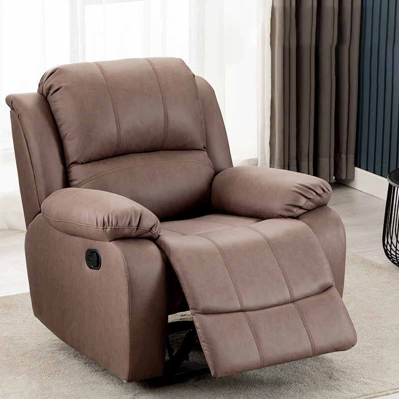 Contemporary Upholstered Recliner 36.61" Wide Recliner with Lumbar Support