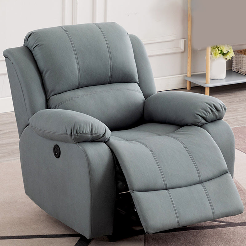 Contemporary Upholstered Recliner 36.61" Wide Recliner with Lumbar Support