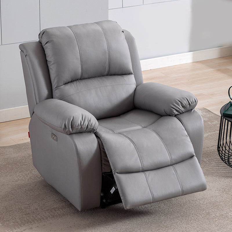 Contemporary Upholstered Recliner 36.61" Wide Recliner with Lumbar Support