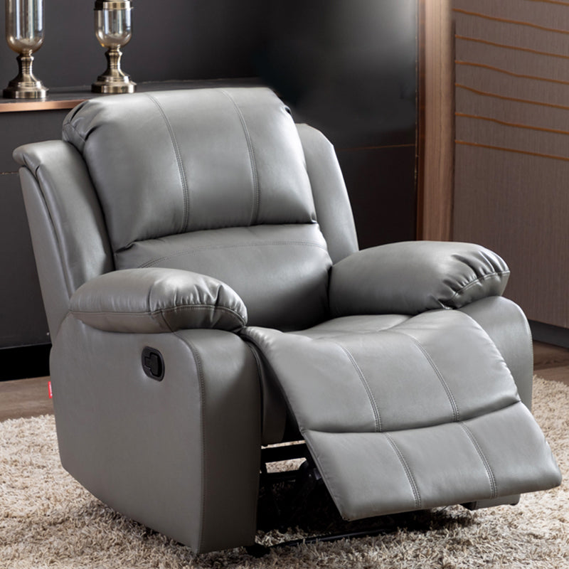 33.5" Wide Faux Leather Recliner Cotton Power Massage Recliner Chair