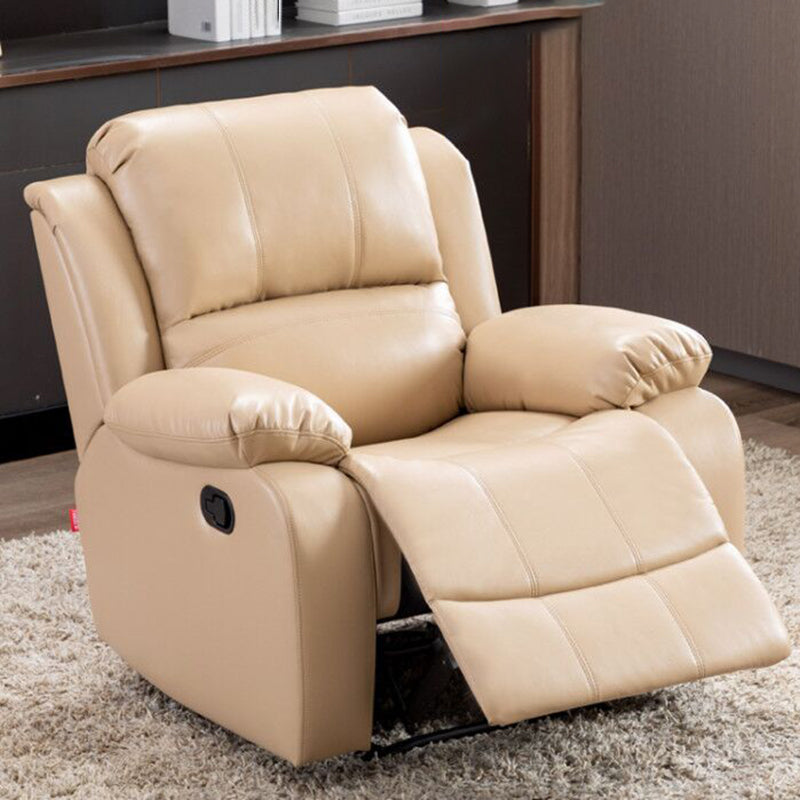 36.6" Wide Faux Leather Recliner Pillow Top Arm Recliner with Massage & USB Cord