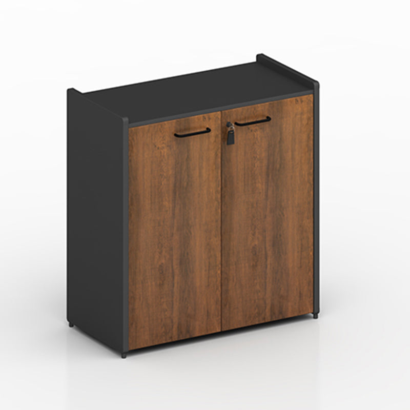 Industrial File Cabinet Wood Frame Vertical File Cabinet with Key Lock