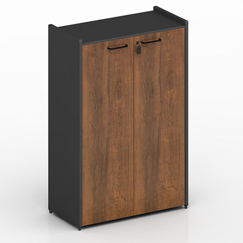 Industrial File Cabinet Wood Frame Vertical File Cabinet with Key Lock