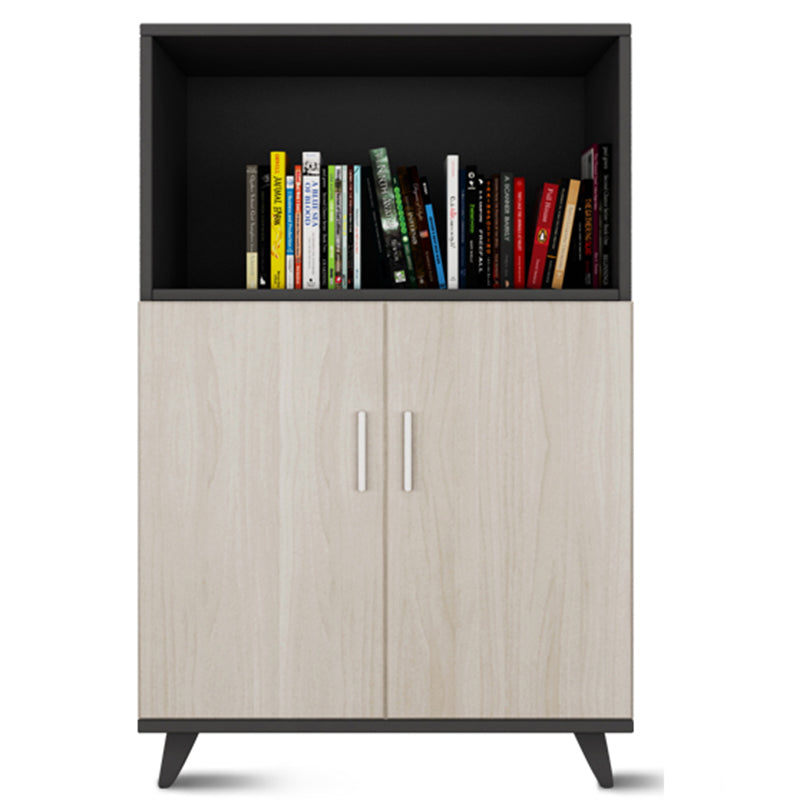 Nordic Style File Cabinet Wood Frame Vertical File Cabinet for Office