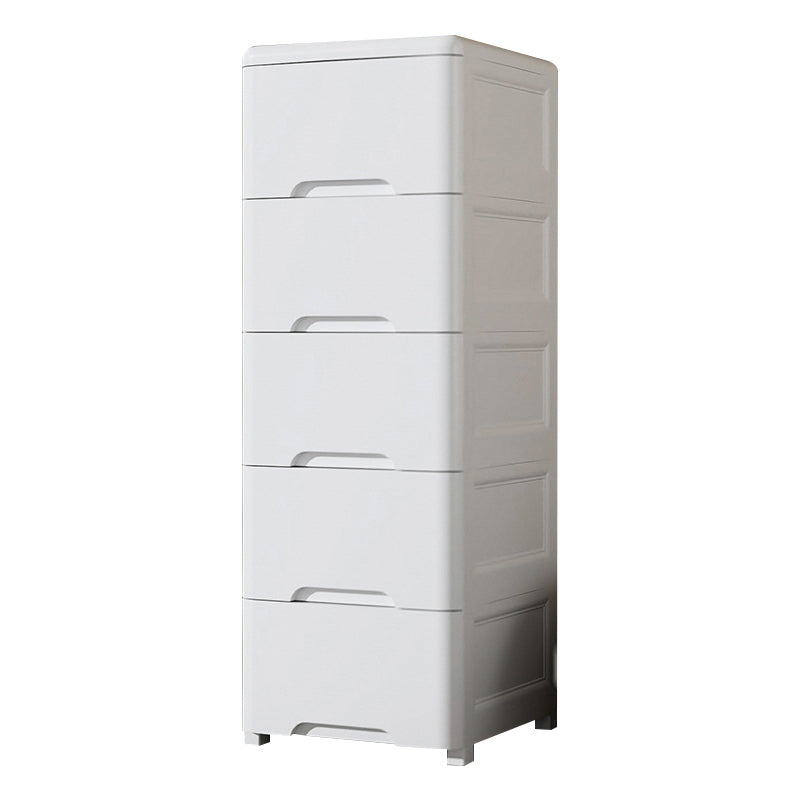 Ultra-Modern Kids Dressers Plastic Kids Furniture with Drawers for Bedroom