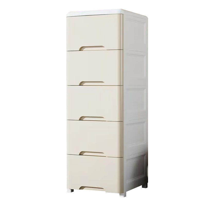 Ultra-Modern Kids Dressers Plastic Kids Furniture with Drawers for Bedroom