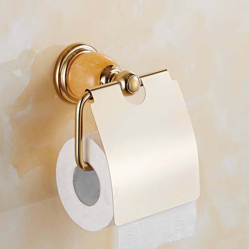 Contemporary Brushed Brass Bathroom Accessory As Individual Or As a Set