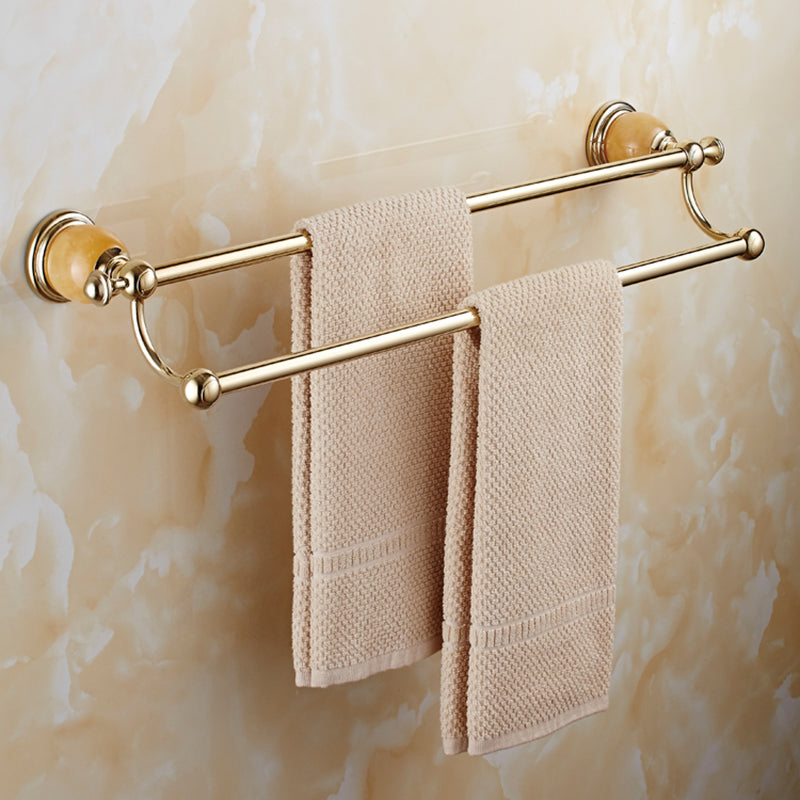 Contemporary Brushed Brass Bathroom Accessory As Individual Or As a Set