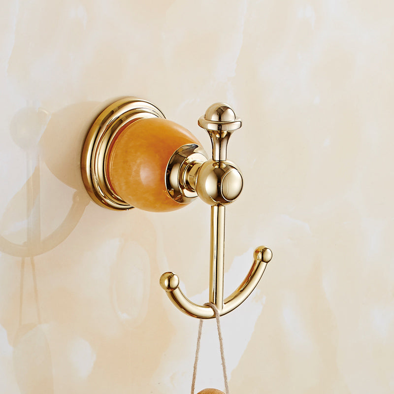 Contemporary Brushed Brass Bathroom Accessory As Individual Or As a Set