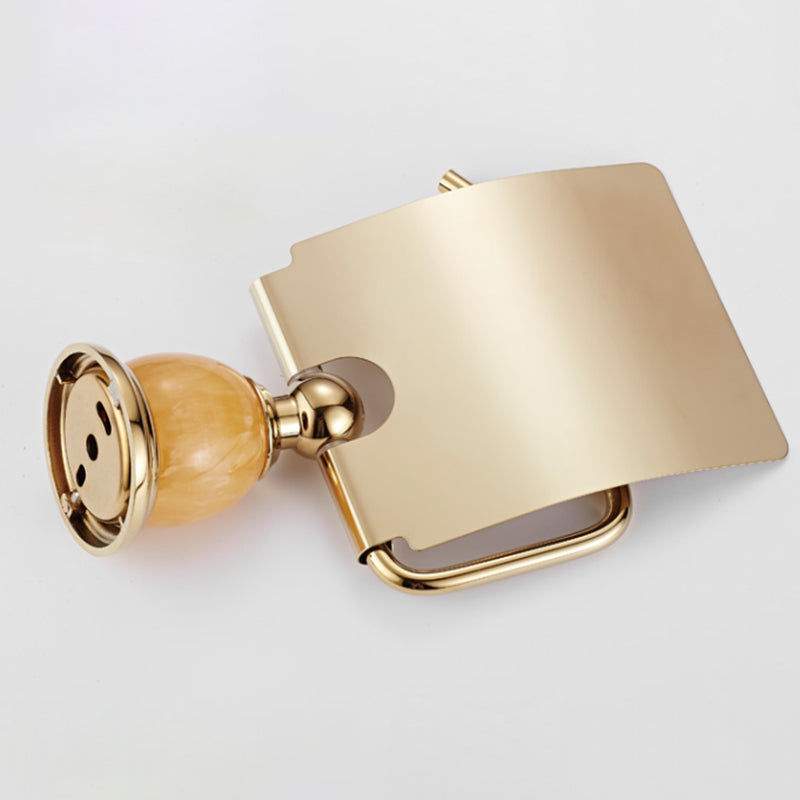 Contemporary Brushed Brass Bathroom Accessory As Individual Or As a Set