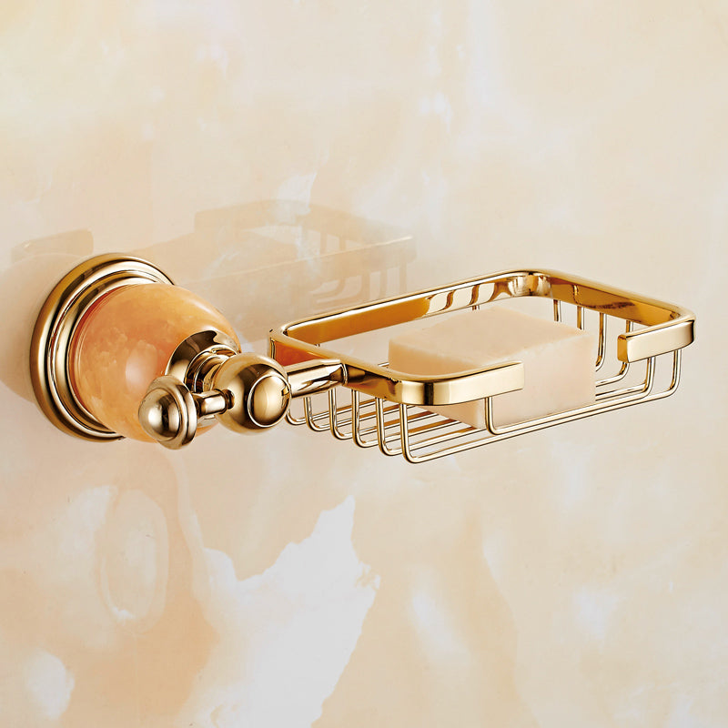 Contemporary Brushed Brass Bathroom Accessory As Individual Or As a Set