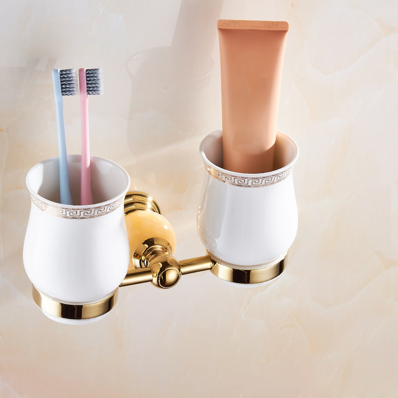 Modern Bathroom Accessory As Individual Or As a Set in Golden