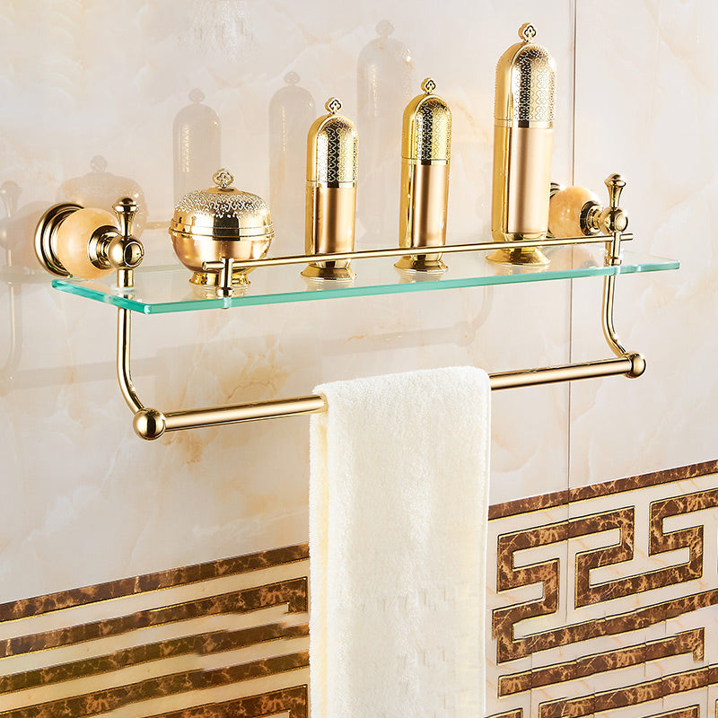 Modern Bathroom Accessory As Individual Or As a Set in Golden