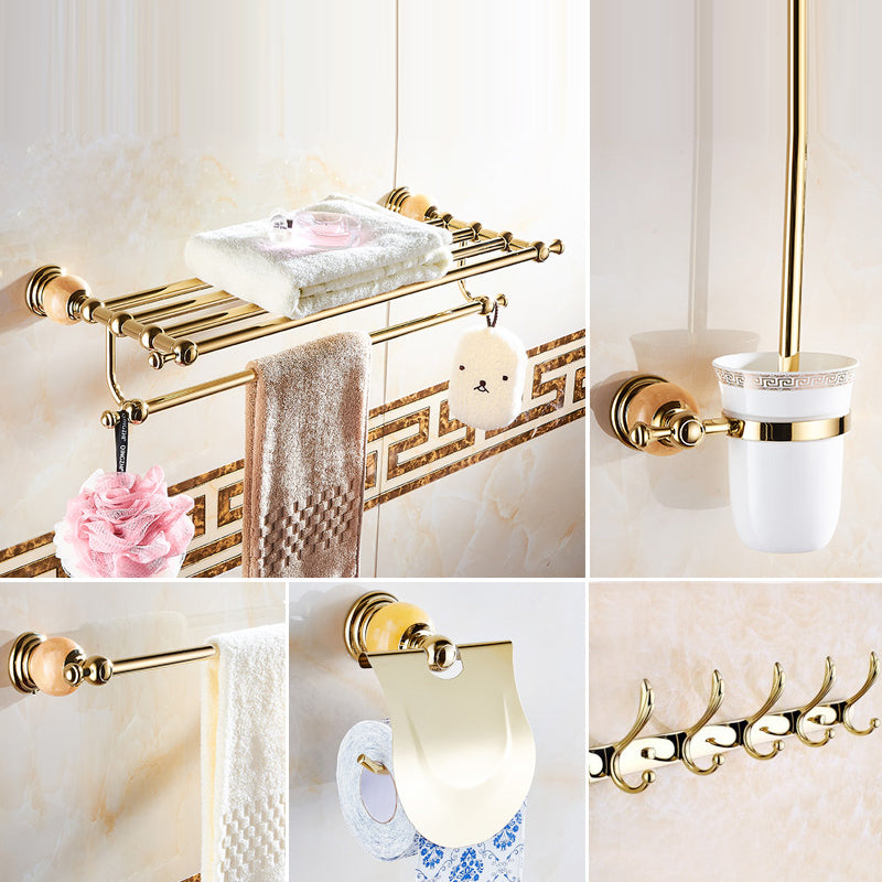 Modern Bathroom Accessory As Individual Or As a Set in Golden