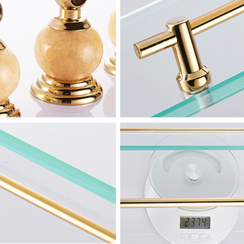 Modern Bathroom Accessory As Individual Or As a Set in Golden