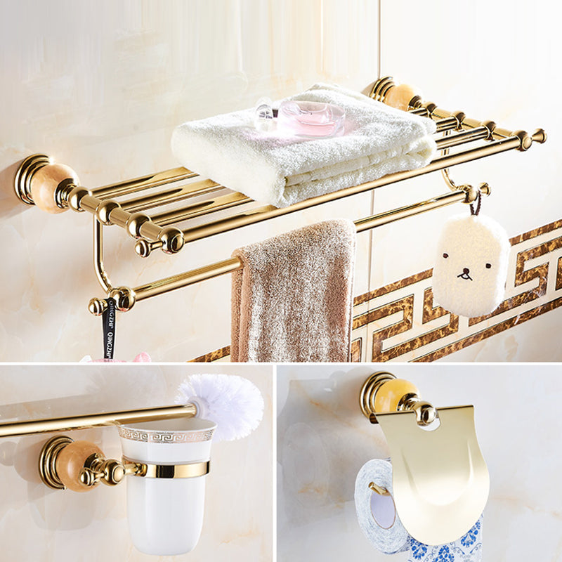 Modern Bathroom Accessory As Individual Or As a Set in Golden