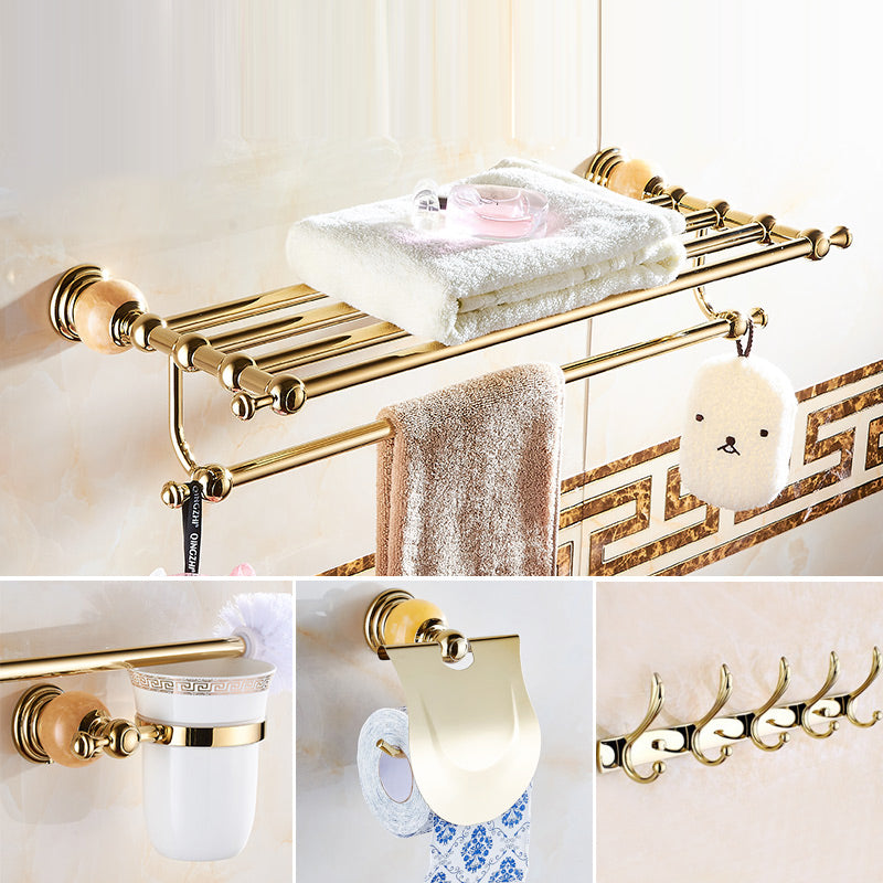 Modern Bathroom Accessory As Individual Or As a Set in Golden