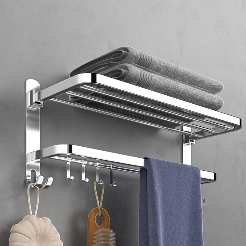 Contemporary Chrome Bathroom Hardware Set Polished Chrome Bathroom Set in Stainless Steel