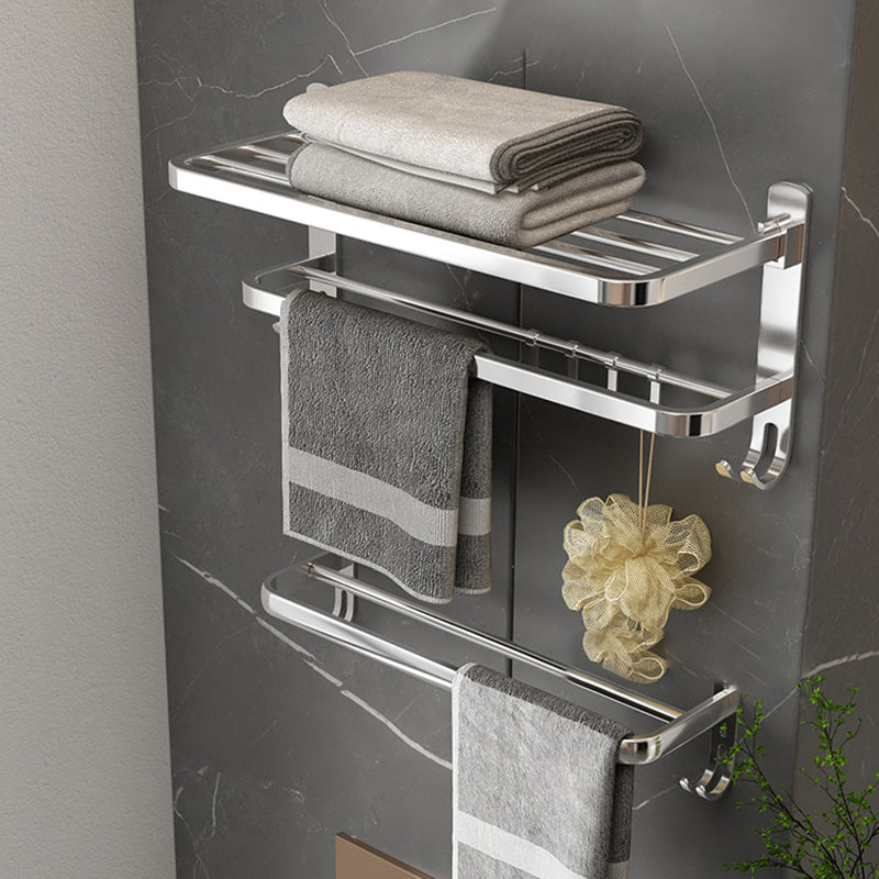 Contemporary Chrome Bathroom Hardware Set Polished Chrome Bathroom Set in Stainless Steel