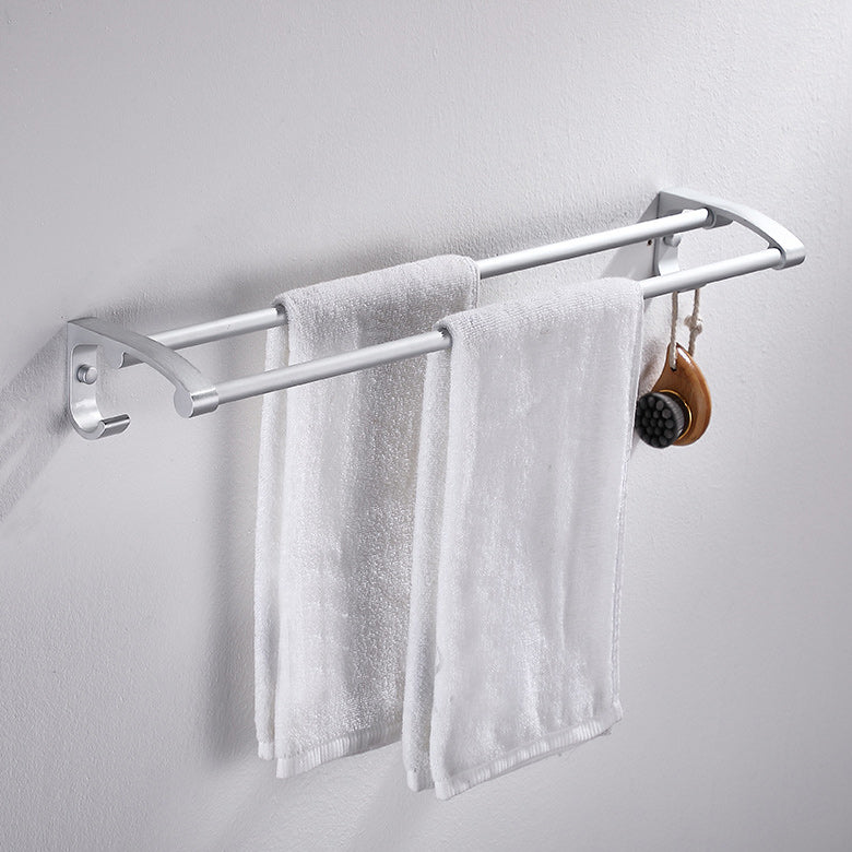 Contemporary Silver Bathroom Accessory As Individual Or As a Set