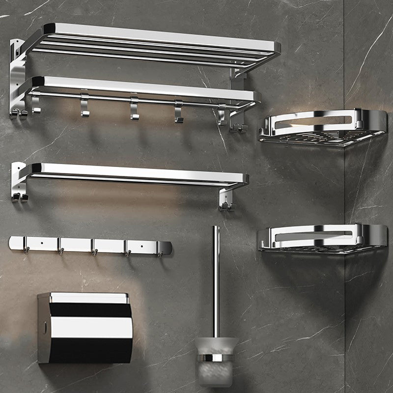 Modern Bathroom Accessory Kit Paper Holder Bath Shelf Stainless Steel Bathroom Hardware