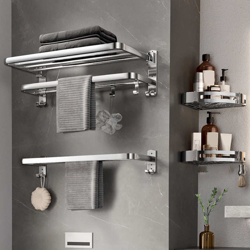 Modern Bathroom Accessory Kit Paper Holder Bath Shelf Stainless Steel Bathroom Hardware