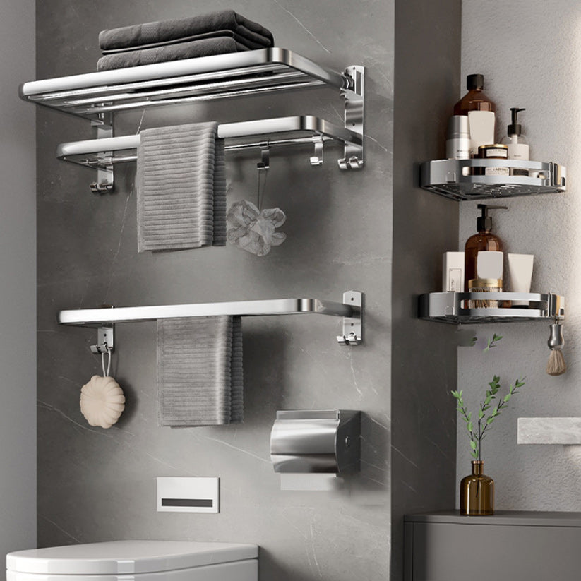 Modern Bathroom Accessory Kit Paper Holder Bath Shelf Stainless Steel Bathroom Hardware