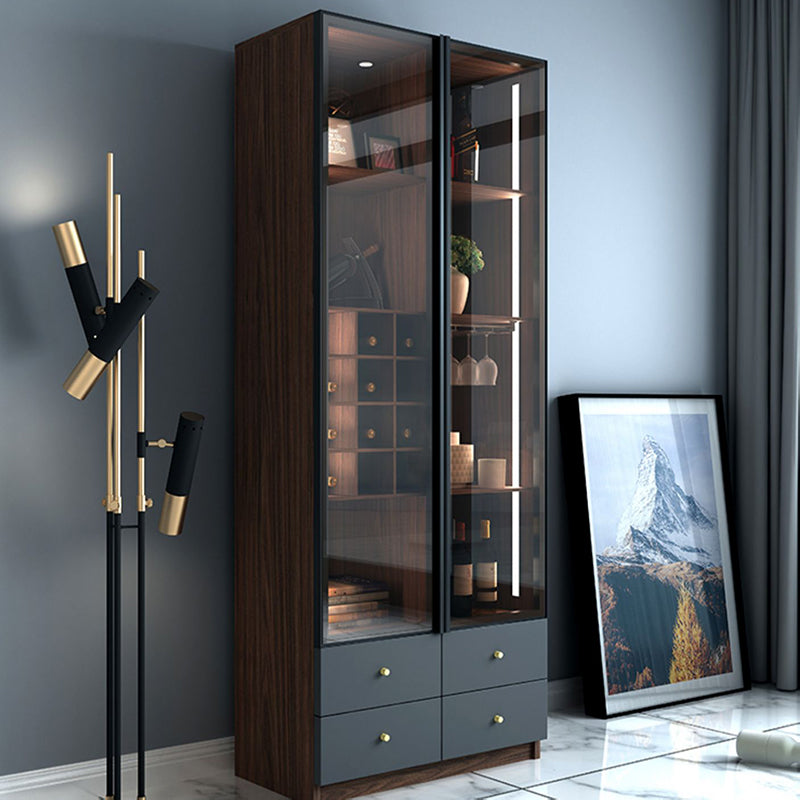 Contemporary Display Stand Wood Buffet Cabinet for Dining Room