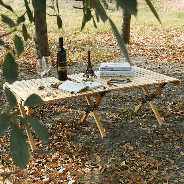 Contemporary Outdoor Camping Table Rectangle Removable Camping Table