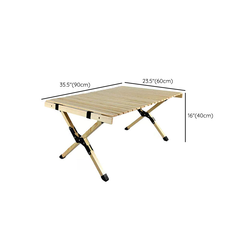 Contemporary Outdoor Camping Table Rectangle Removable Camping Table