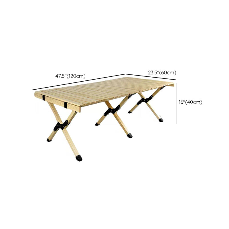 Contemporary Outdoor Camping Table Rectangle Removable Camping Table