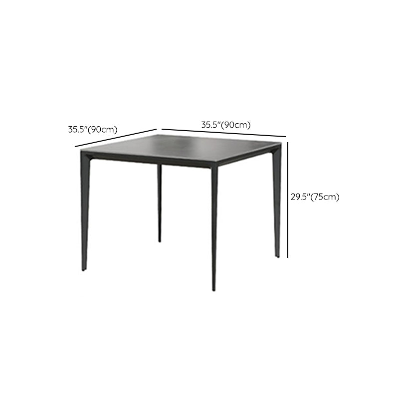 Contemporary Aluminum Frame Patio Table Outdoor Rust Resistant Patio Table