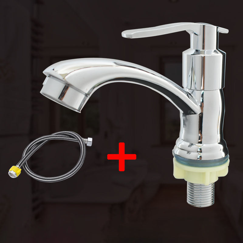 Modern Bathroom Faucet Chrome Knob Handle with Water Hose Vessel Sink Faucet