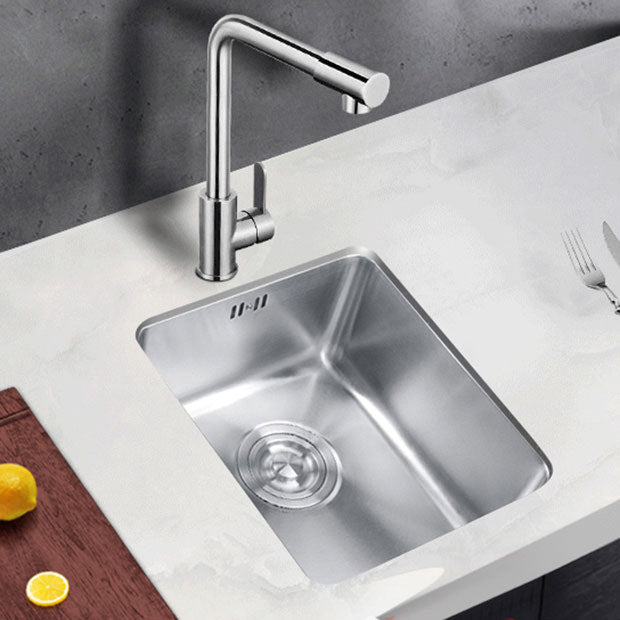 Classic Single Basin Sink Stainless Steel Workstation Sink with Faucet