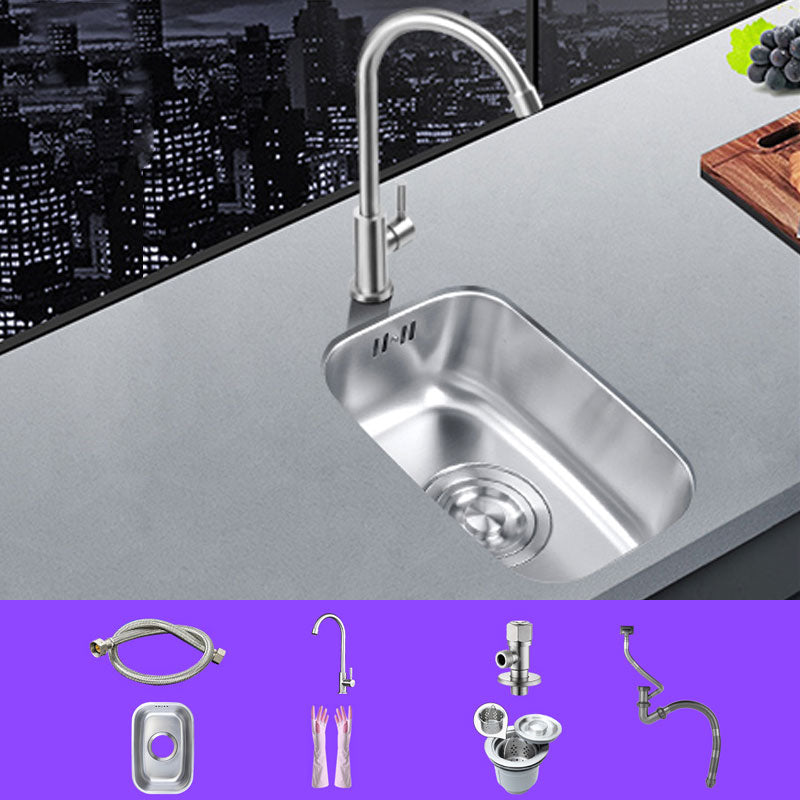 Classic Single Basin Sink Stainless Steel Workstation Sink with Faucet