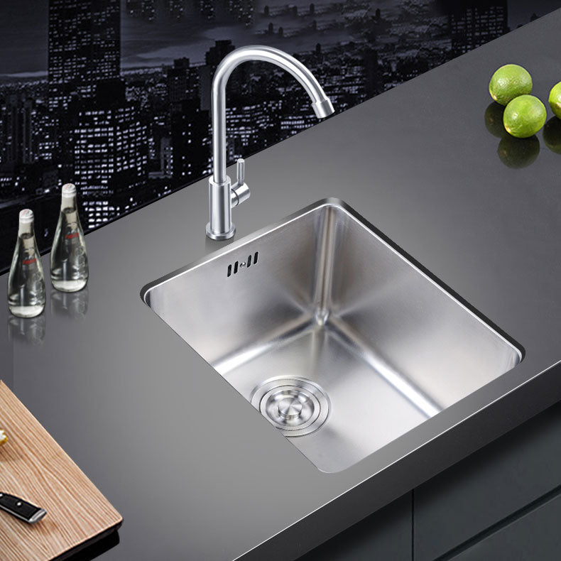 Classic Single Basin Sink Stainless Steel Workstation Sink with Faucet