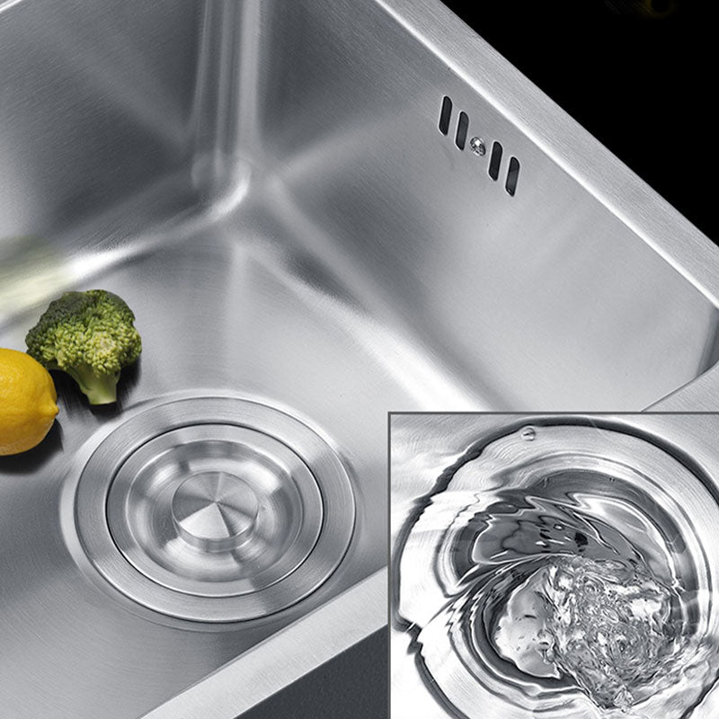 Classic Single Basin Sink Stainless Steel Workstation Sink with Faucet