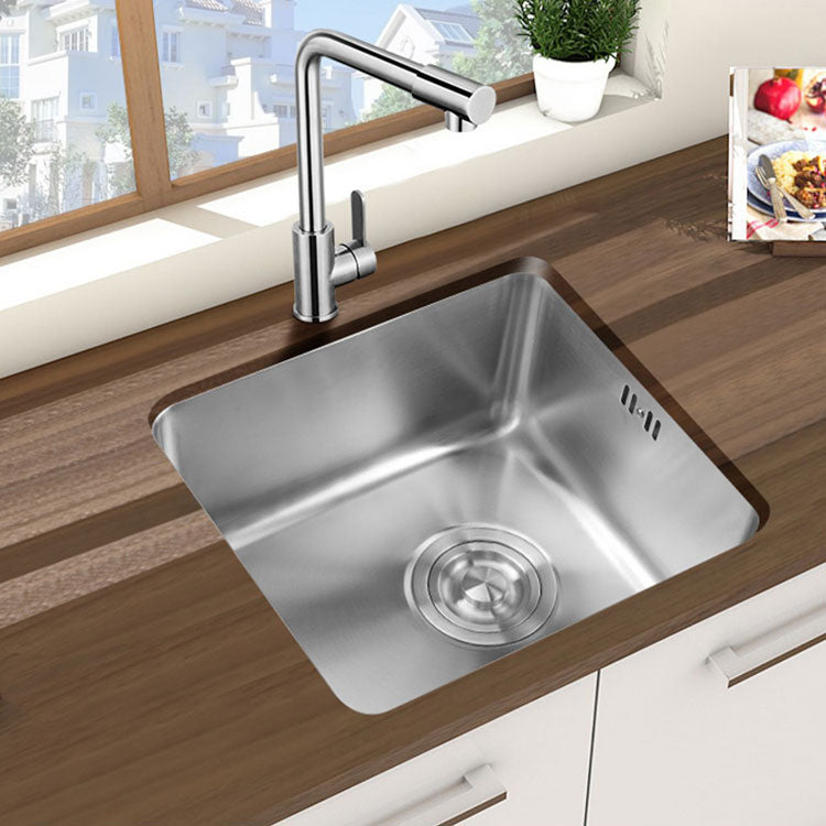 Classic Single Basin Sink Stainless Steel Workstation Sink with Faucet