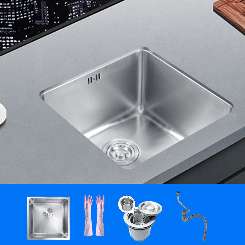 Classic Single Basin Sink Stainless Steel Workstation Sink with Faucet