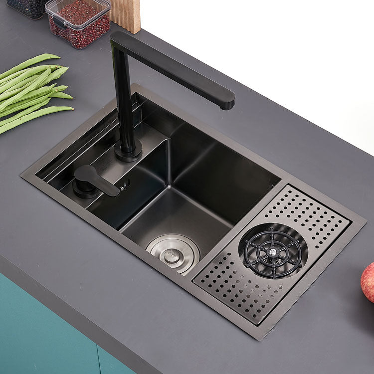 Creative Soundproofing Sink Stainless Steel Kitchen Sink with Accessories