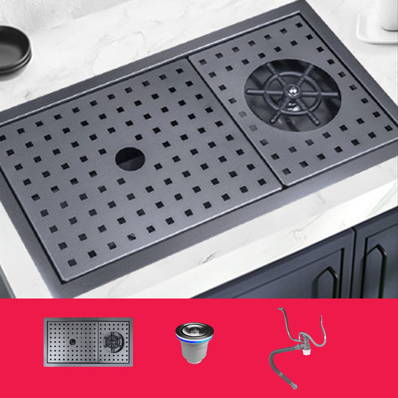 Creative Soundproofing Sink Stainless Steel Kitchen Sink with Accessories