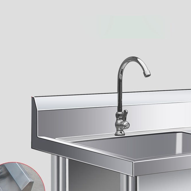 Simple Kitchen Sink Triple Bowl Stainless Steel Sink with Faucets