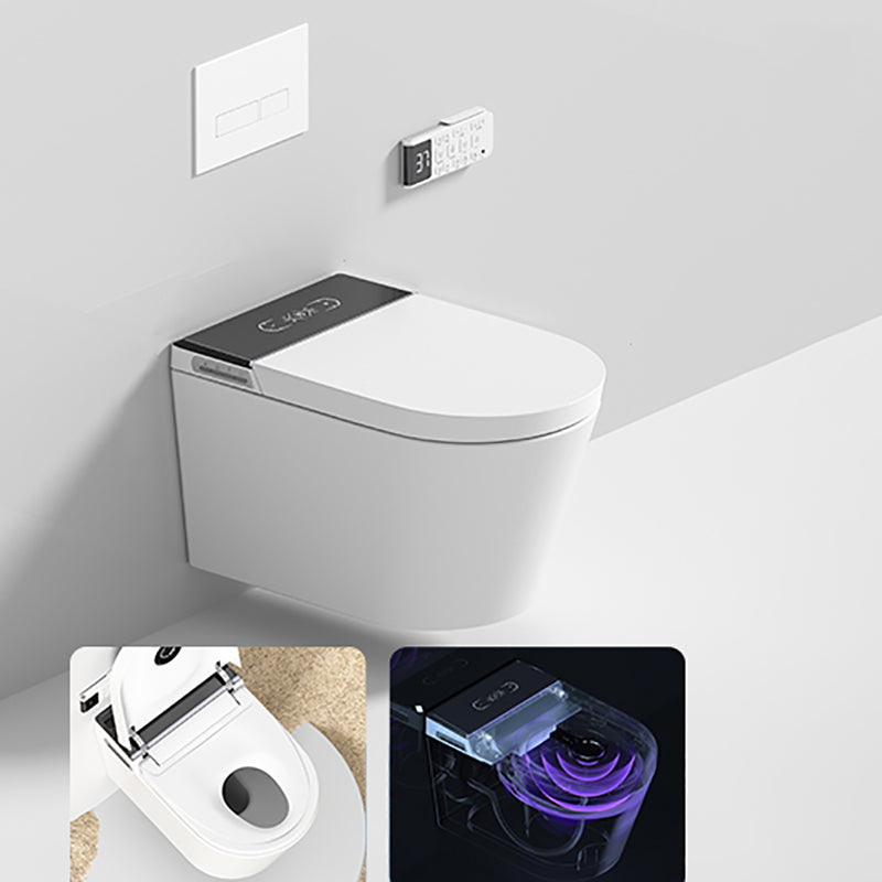 Toilet Bidet and Seat Antimicrobial Dryer Wall Mounted Bidet