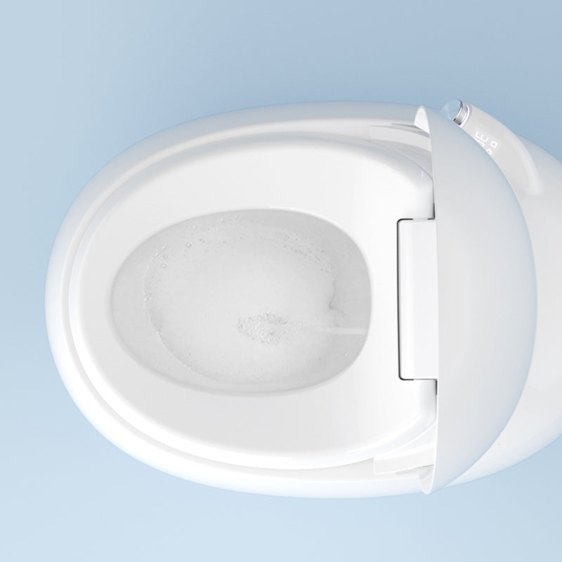 White Bidet Temperature Control Floor Mount Bidet,19.30" High