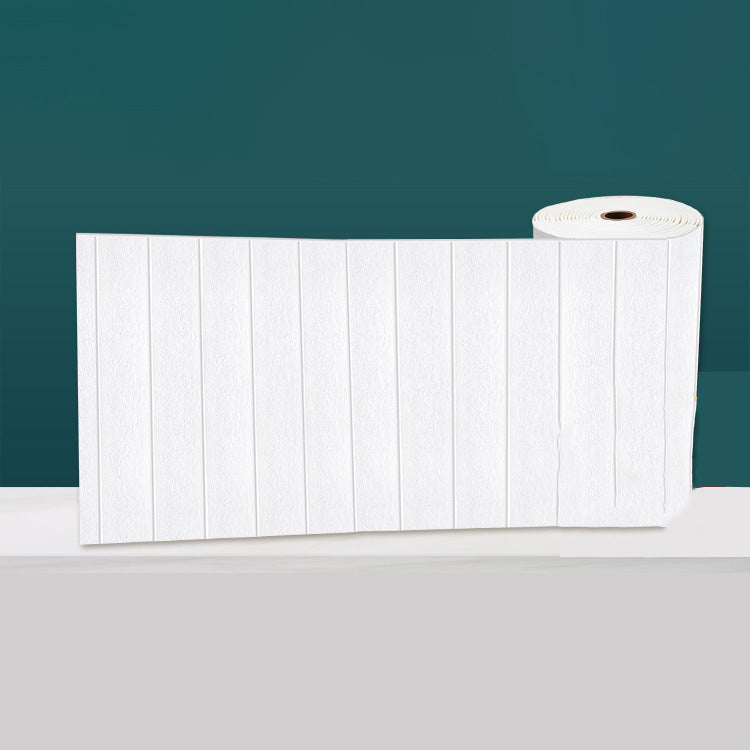 Modern Pearl Wainscoting PVC Wall Access Panel Peel and Stick Foam Baseboard