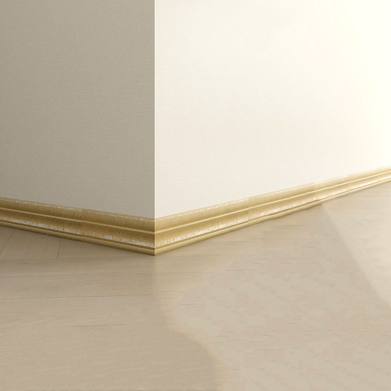 Modern Baseboard 3D Embossing Baseboard PVC Stereo Skirting Set of 1