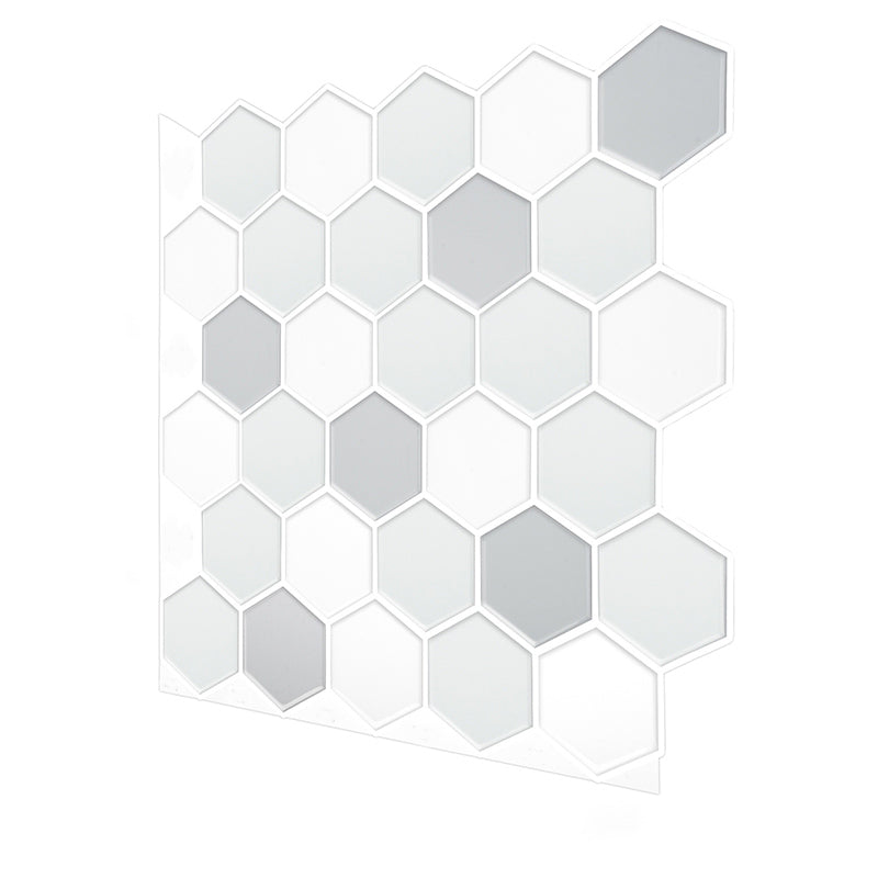 Mosaic Tile Peel & Stick Tile Pvc Kitchen and Bathroom Backsplash Peel and Stick Tiles