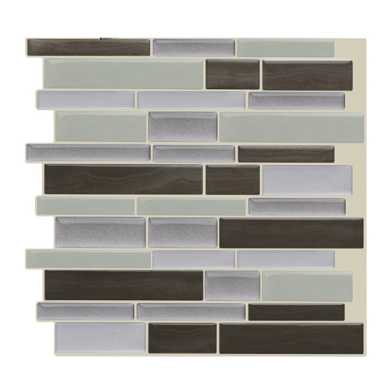 Floor and Wall Tile Kitchen Brick Look Peel and Stick Waterproof Wall Tile