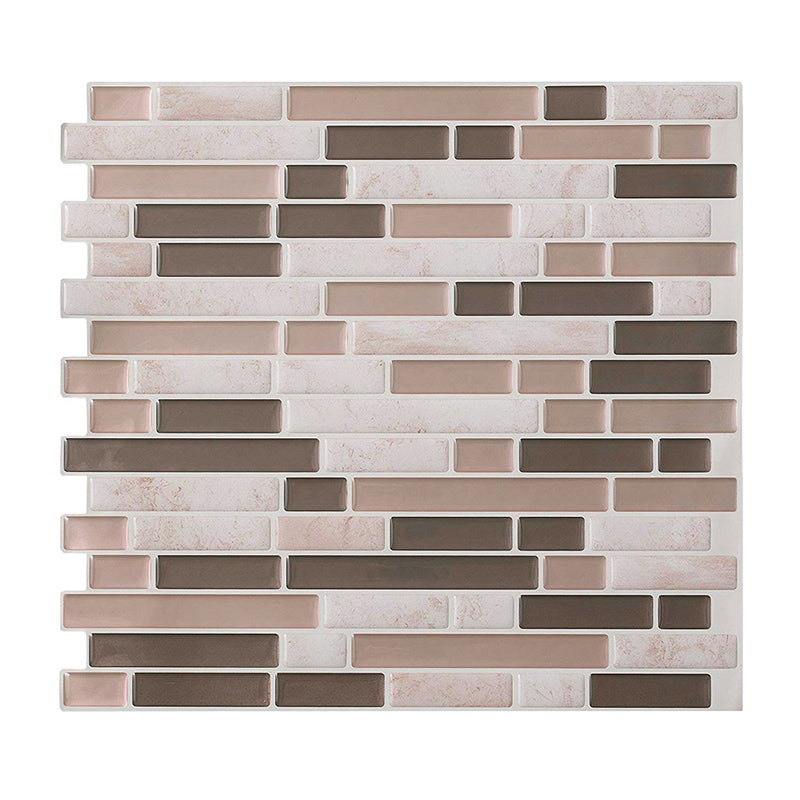 Floor and Wall Tile Kitchen Brick Look Peel and Stick Waterproof Wall Tile